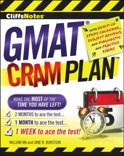 CliffsNotes GMAT Cram Plan