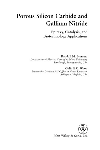 Porous Silicon Carbide and Gallium Nitride: Epitaxy, Catalysis, and Biotechnology Applications