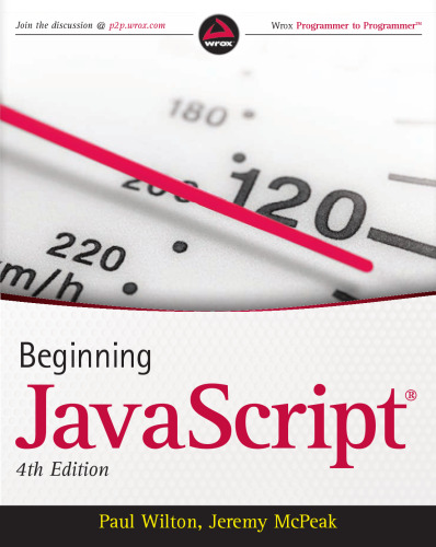 Beginning javascript, 4th edition