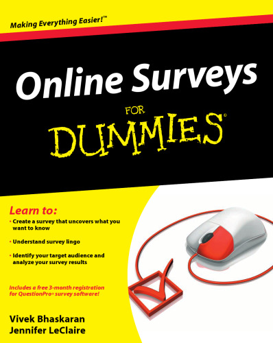 Online Surveys For Dummies