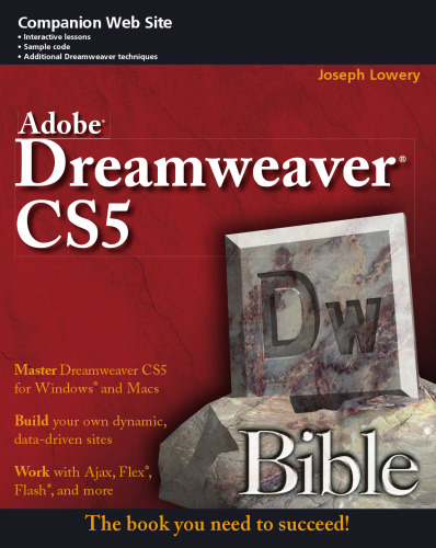 Adobe Dreamweaver CS5 Bible