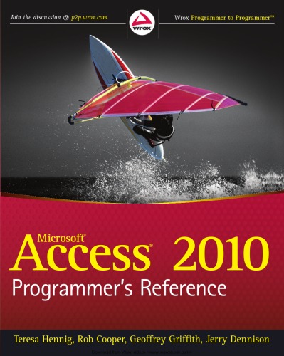 Access 2010 Programmer’s Reference
