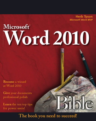 Microsoft Word 2010 Bible