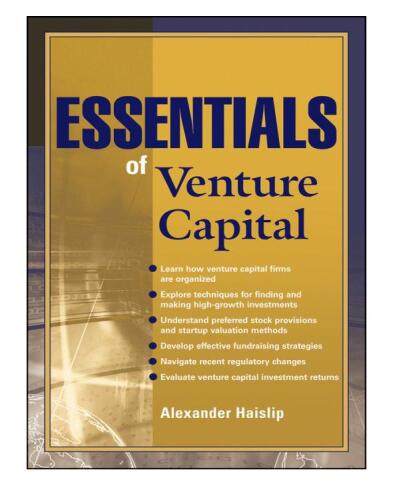 Essentials of Venture Capital (Essentials Series)