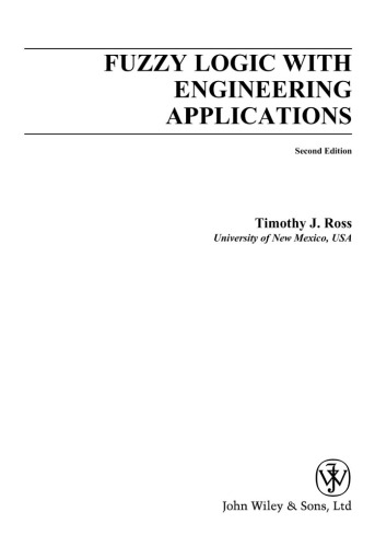 Fuzzy logic with engineering applications