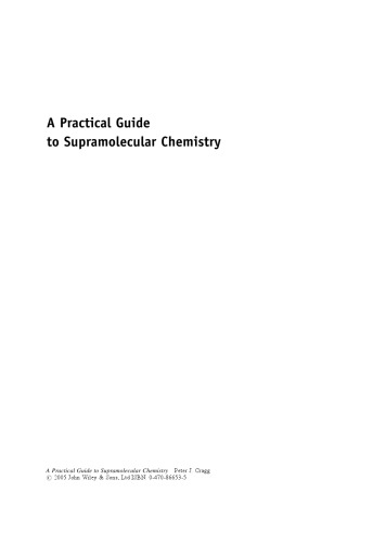 A Practical Guide to Supramolecular Chemistry