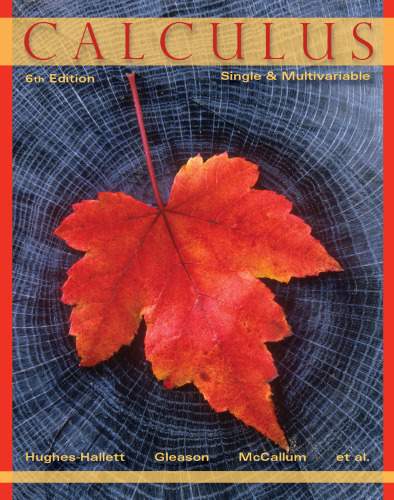 Calculus: Single and Multivariable