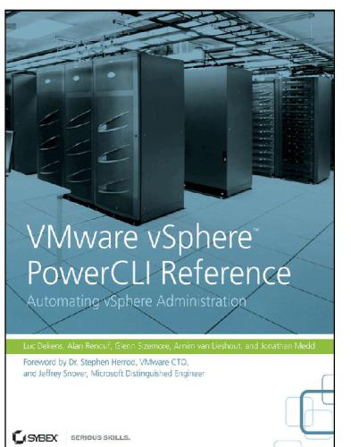 VMware vSphere PowerCLI Reference: Automating vSphere Administration