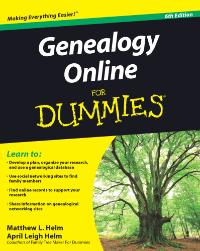 Genealogy Online For Dummies, 6th edition