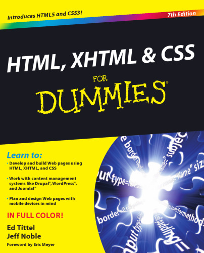 HTML, XHTML and CSS