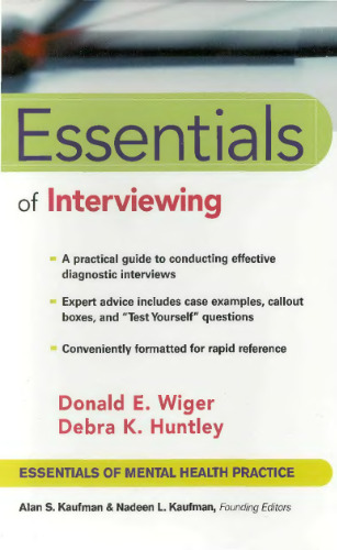 Essentials of Interviewing