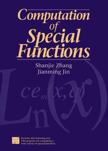 Computation of Special Functions