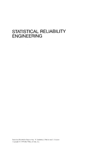 Statistical Reliability Engineering