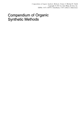 Compendium of Organic Synthetic Methods