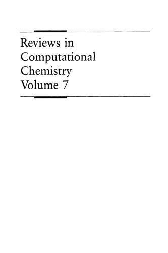 Reviews in Computational Chemistry