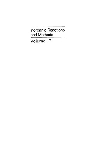 Oligomerization and Polymerization Formation of Intercalation Compounds, Volume 17, Inorganic Reactions and Methods