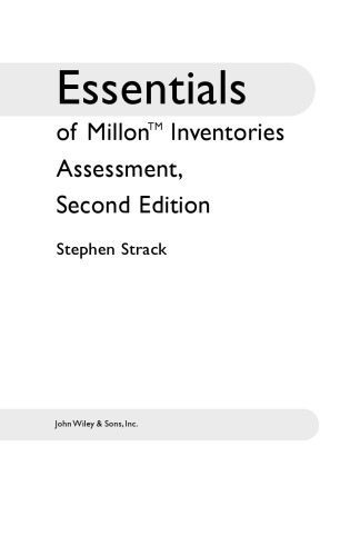 Essentials of Millon Inventories Assessment