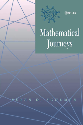 Mathematical Journeys (Wiley-Interscience Publication)