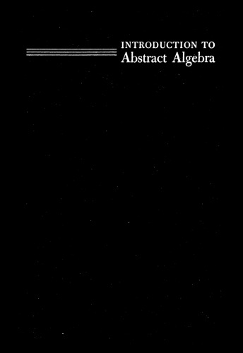 Introduction to Abstract Algebra
