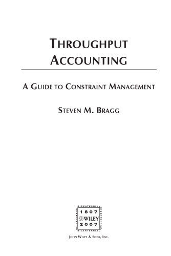 Throughput Accounting: A Guide to Constraint Management