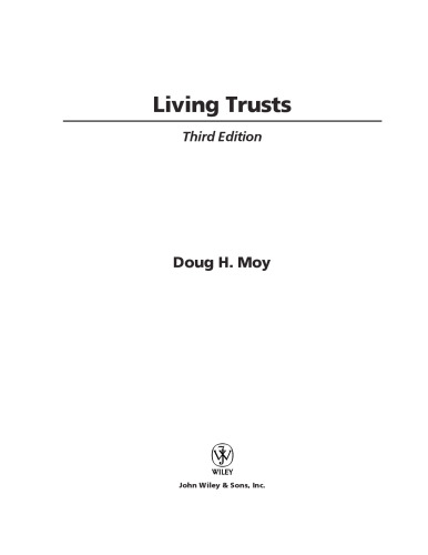 Living Trusts, 3rd Edition