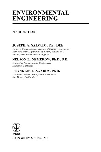 ENVIRONMENTAL ENGINEERING