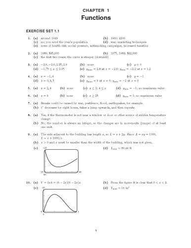 Instructor's Manual for Calculus: Early Transcendentals