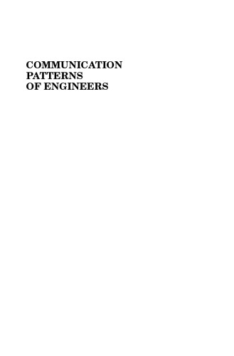 Communication patterns of engineers