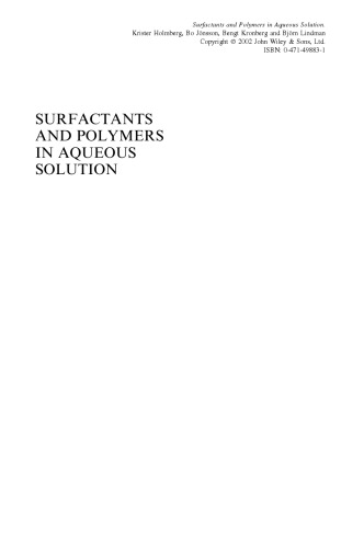 Surfactants and polymers in aqueous solution