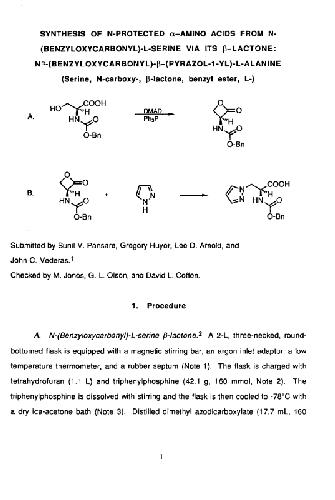 Organic Syntheses