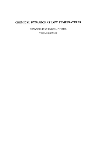 Chemical Dynamics at Low Temperatures