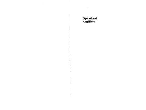 Operational amplifiers
