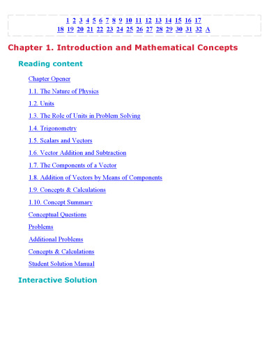 Physics, Volume 1