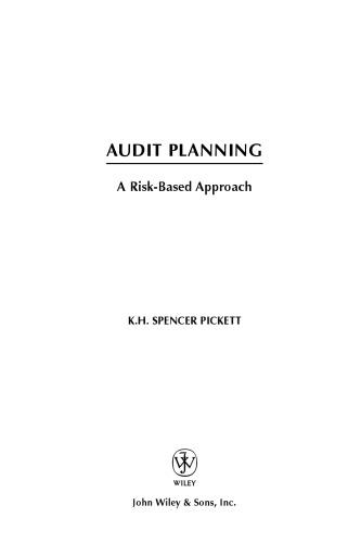 Audit Planning: A Risk-Based Approach