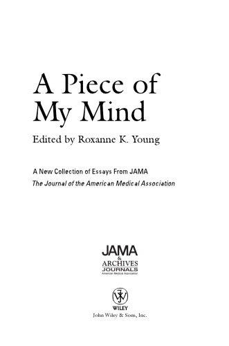 A Piece of My Mind (Jama & Archives Journals)