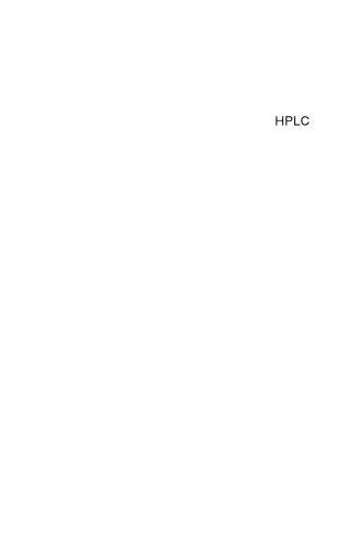 HPLC: A Practical User's Guide