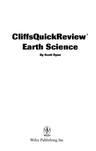 CliffsQuickReview Earth Science (Cliffsquickreview)