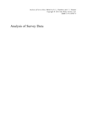 Analysis of Survey Data