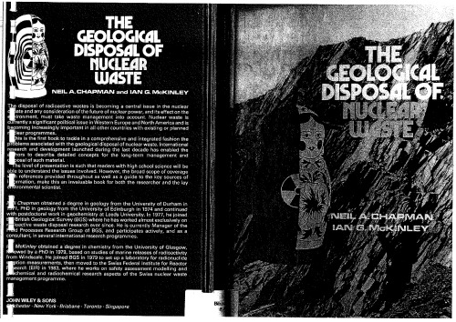 The Geological Disposal of Nuclear Waste