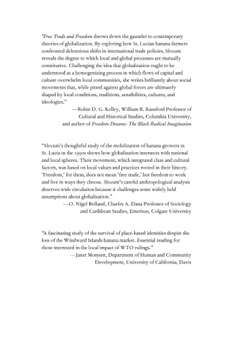 Free Trade and Freedom: Neoliberalism, Place, and Nation in the Caribbean