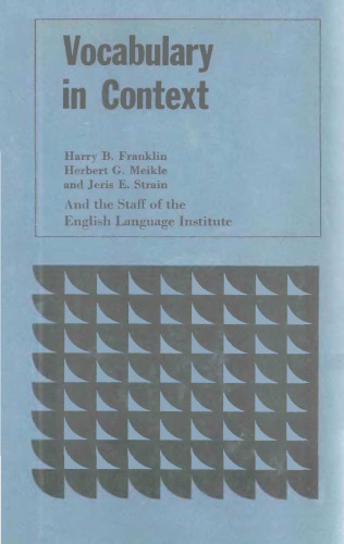 Vocabulary in context
