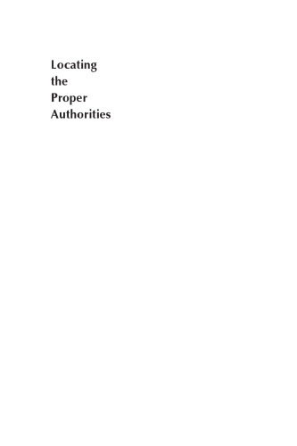 Locating the Proper Authorities: The Interaction of Domestic and International Institutions