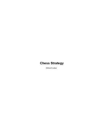 Chess Strategy