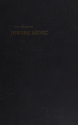 Jewish Music in its Historical Development