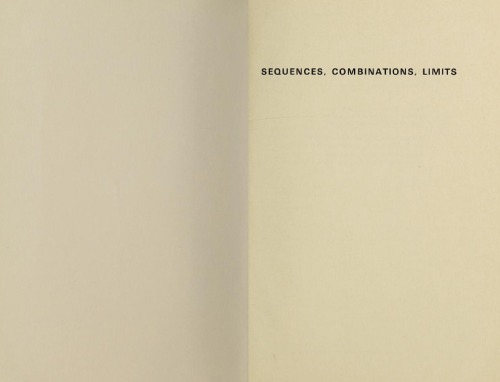 Sequences, Combinations, Limits