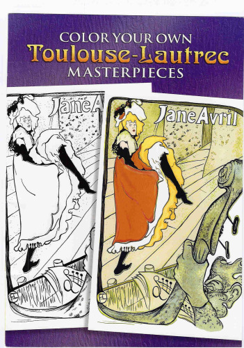 Color Your Own Toulouse-Lautrec Masterpieces