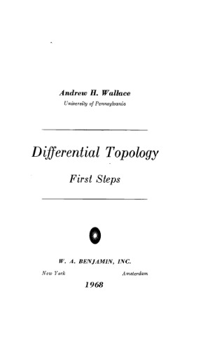 Differential Topology - First Steps