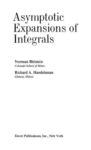 Asymptotic Expansions of Integrals