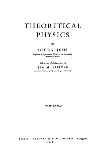 Theoretical Physics
