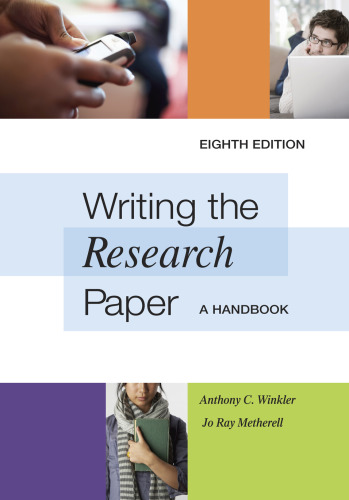 Writing the Research Paper: A Handbook